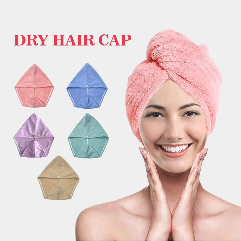 Golf Towel - マイクロファイバーヘアタオルラップ 女性用 シャワースパヘッドラップ ヘアドライハット ターバン マイクロファイバーテリー