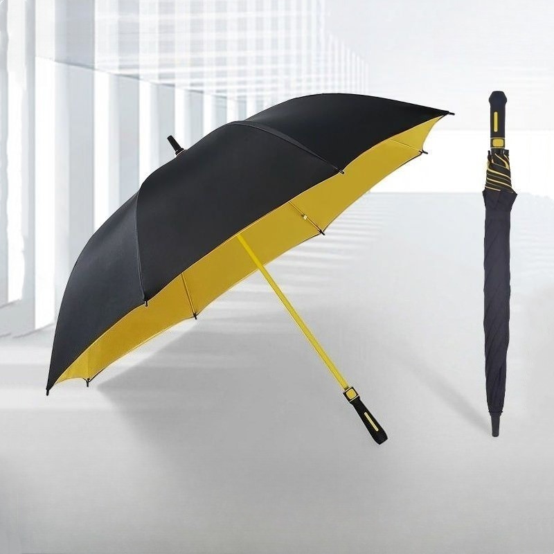 30インチ自動開閉式特大二重層傘、拡大強化ロングハンドルスト - Golf Umbrella のレビューと価格
