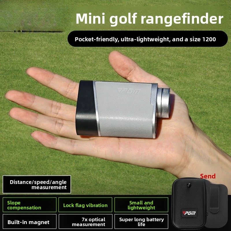 ゴルフ用レーザー距離計 ミニポケット版 スロープ補正機能付き - Golf Rangefinder のレビューと価格