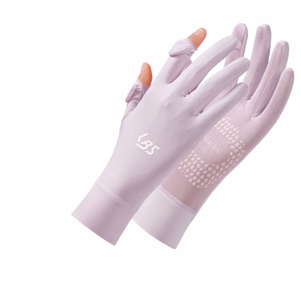 女性用アイスシルク UV 保護手袋ノンスリップタッチスクリー - Golf Gloves のレビューと価格