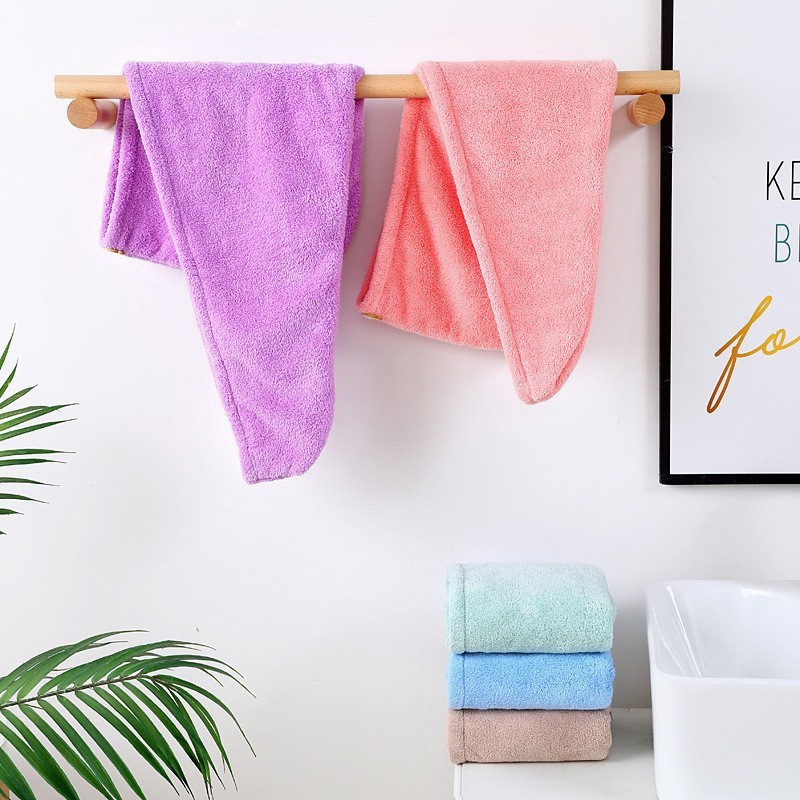 女性用速乾ドライヘアハット - コーラルフリース厚手ラップボ - Golf Towel のレビューと価格