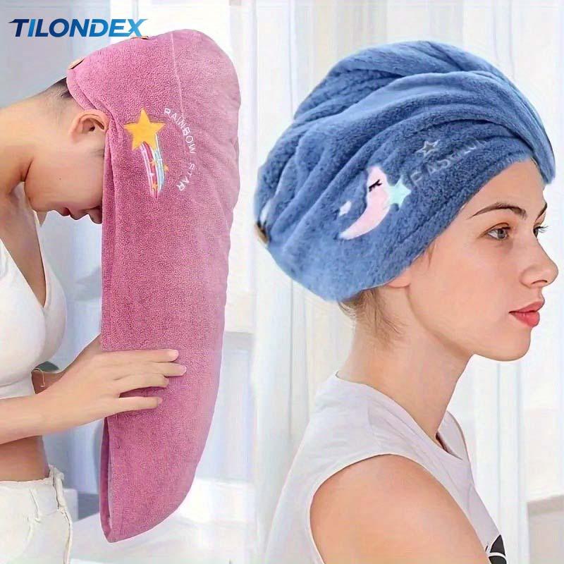 TILONDEX 女性用超吸水速乾ヘアタオルキャップ、かわい - Golf Towel のレビューと価格