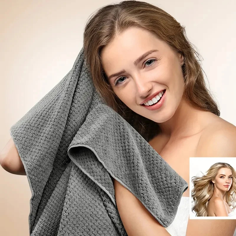 超吸収性特大マイクロファイバーヘアタオルラップ、速乾ヘアタオ - Golf Towel のレビューと価格