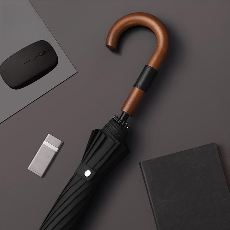 和風16本骨自動開閉式ゴルフ傘　曲線ハンドル　ロングハンドル - Golf Umbrella のレビューと価格