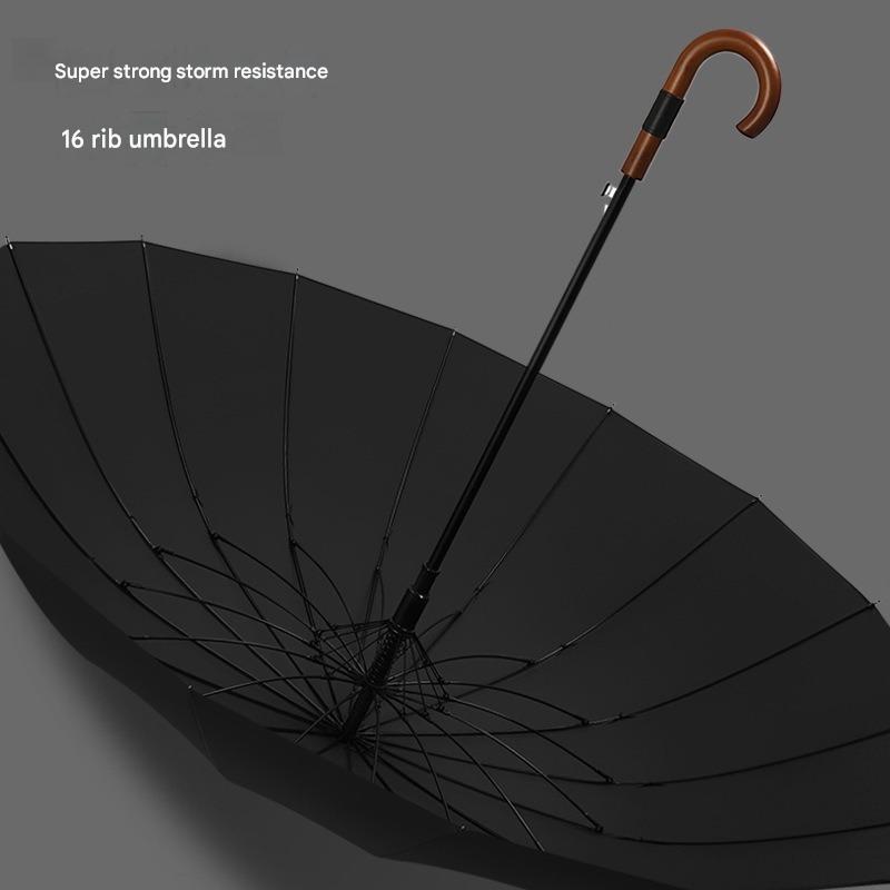 和風16本骨自動開閉式ゴルフ傘　曲線ハンドル　ロングハンドル - Golf Umbrella のレビューと価格