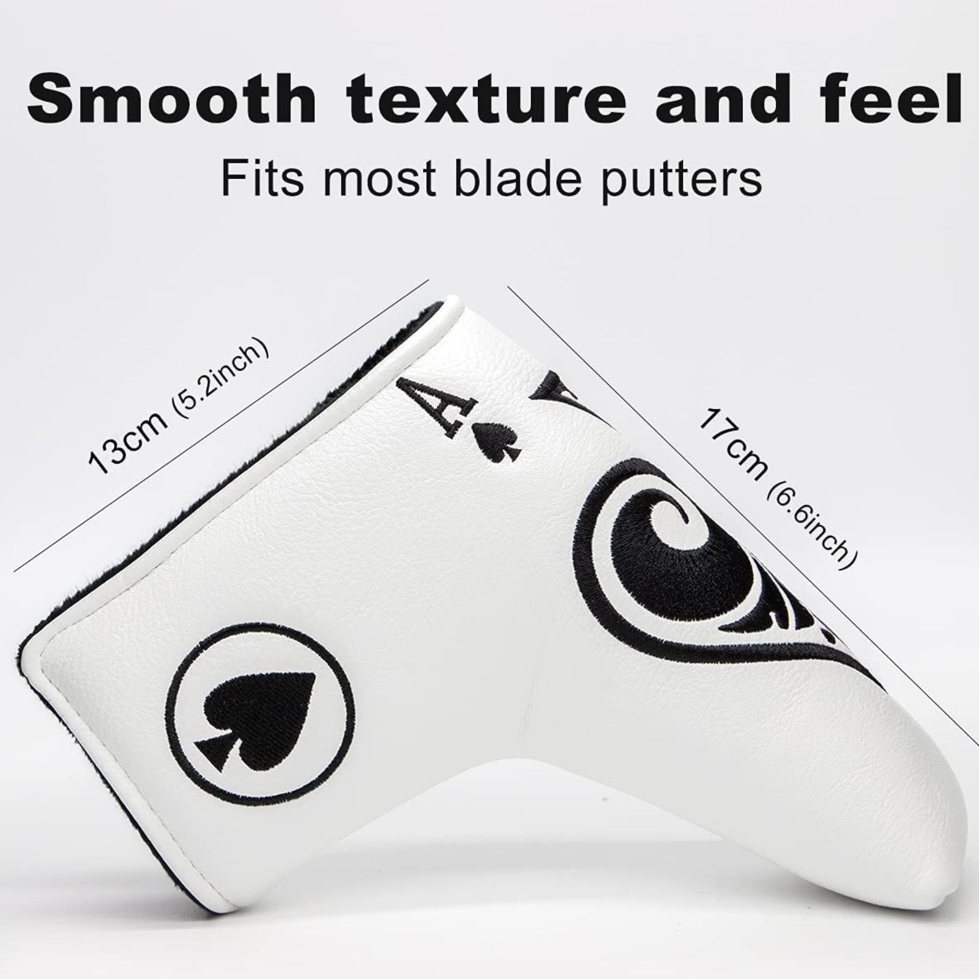 面白いゴルフパターカバーヘッドカバー、ポーカーエーススタイル - Golf Tees のレビューと価格