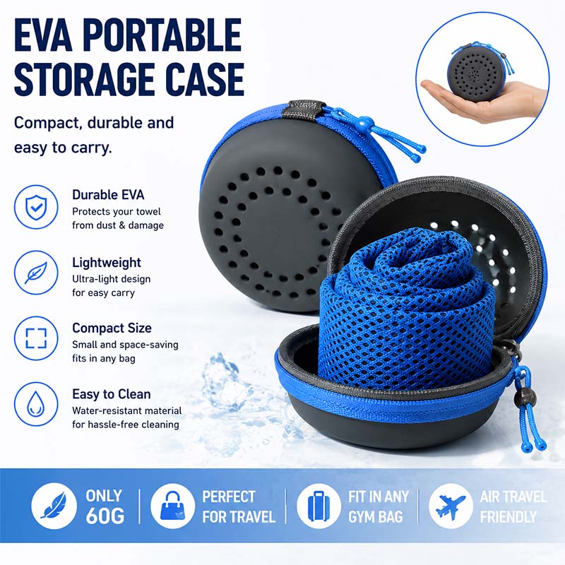 インスタント冷却タオル EVAケース付き 速乾 スポーツジム - Golf Towel のレビューと価格