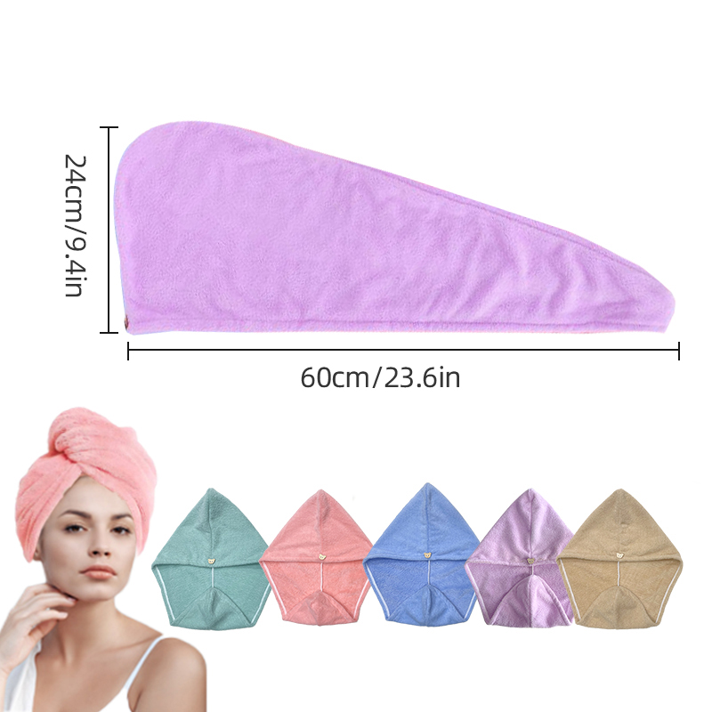 マイクロファイバーヘアタオルラップ 女性用 シャワースパヘッ - Golf Towel のレビューと価格