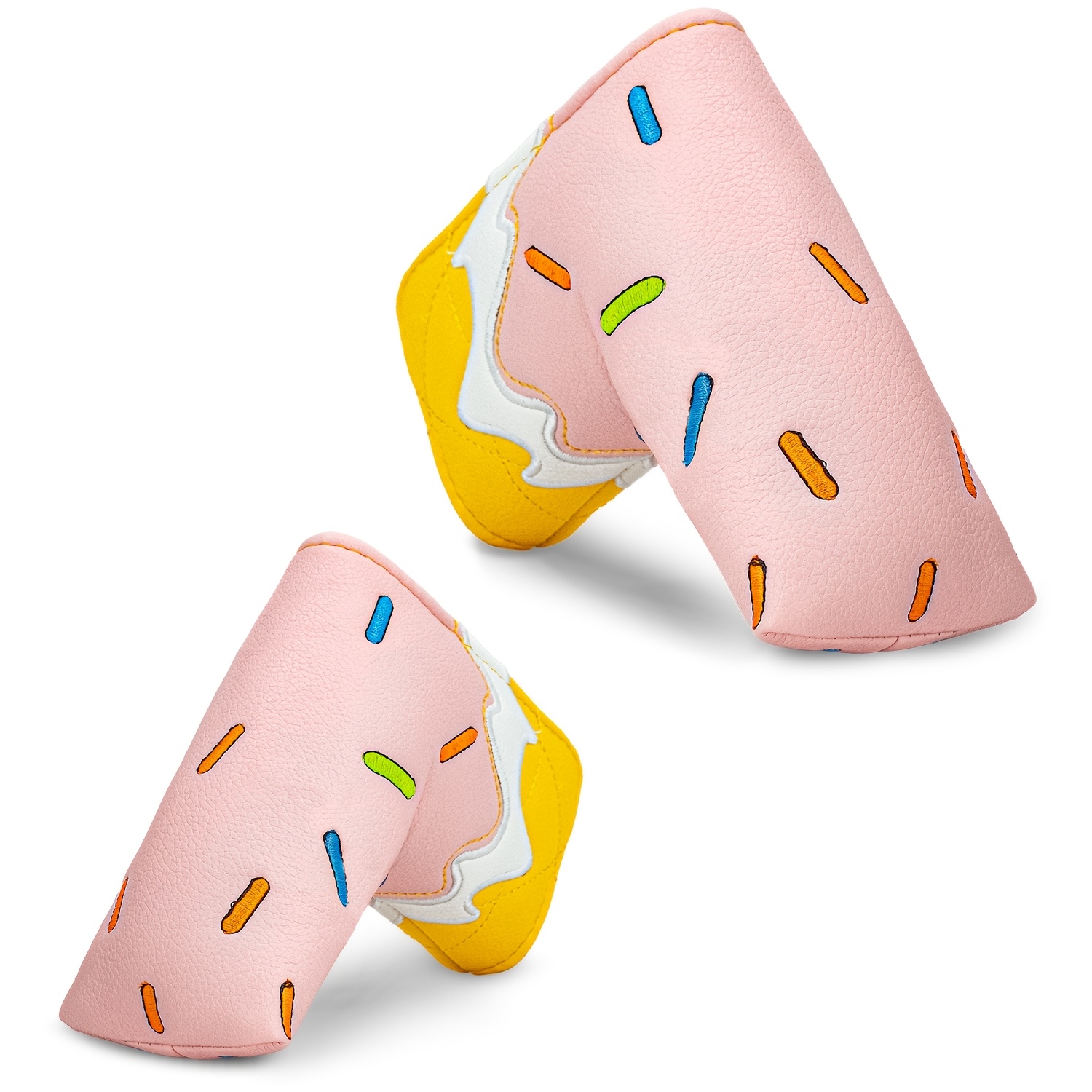 1個入りアイスクリームドーナツゴルフブレードパターカバー - - Golf Tees のレビューと価格